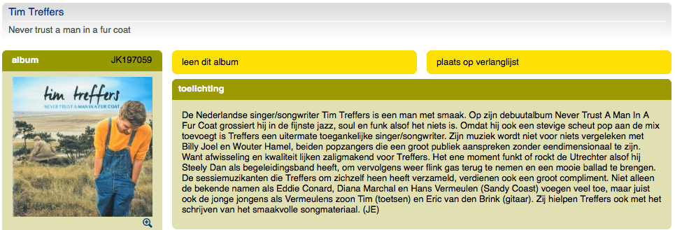 Recensie Muziekweb