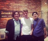 Tim in Tokyo with Toshi Kanazawa & Mikiya Tanaka of P-Vine Records